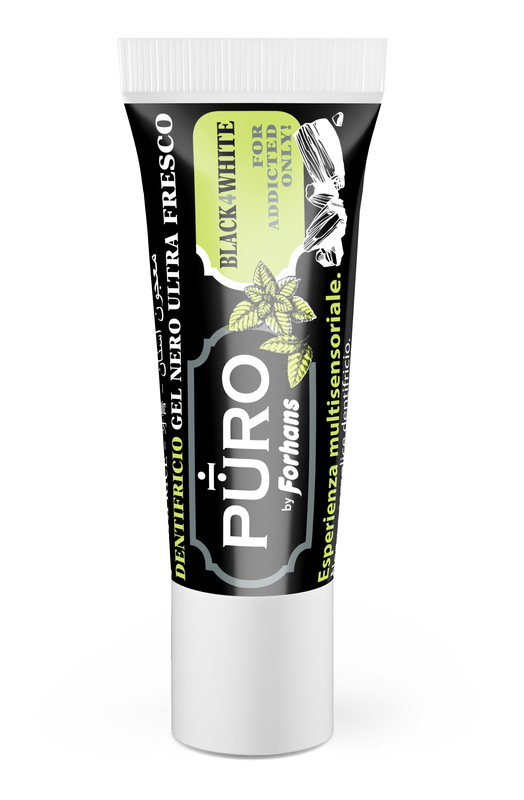 FORHANS BLACK4WHITE DENTIFRICIO 12 ML - Farmacia Rossi2 - Farmacia Rossi 