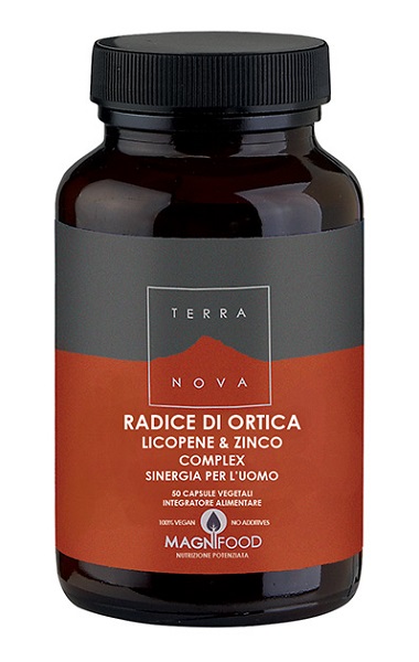 TERRANOVA RADICE ORTICA LICOPENE ZINCO SINERGIA UOMO 50 CAPSULE - Farmacia Rossi2 - Farmacia Rossi 