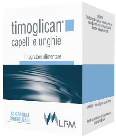 TIMOGLICAN CAPELLI E UNGHIE 60 GRANULI 24 G - Farmacia Rossi2 - Farmacia Rossi 