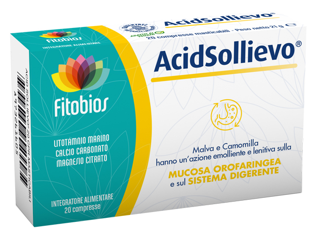 ACID SOLLIEVO 20 COMPRESSE - Farmacia Rossi2 - Farmacia Rossi 