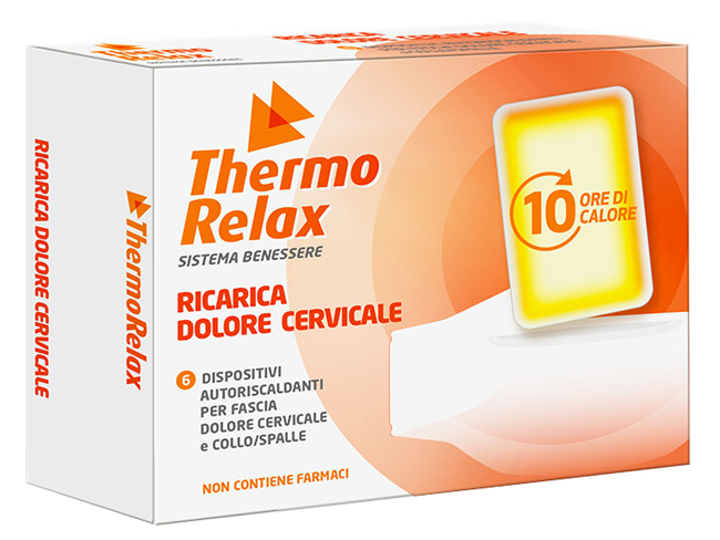 THERMORELAX RICARICA PER FASCIA DOLORE CERVICALE 6 DISPOSITIVI AUTORISCALDANTI - Farmacia Rossi2 - Farmacia Rossi 