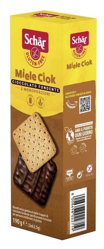 SCHAR BISCOTTI MIELE CIOK 190 G - Farmacia Rossi2 - Farmacia Rossi 