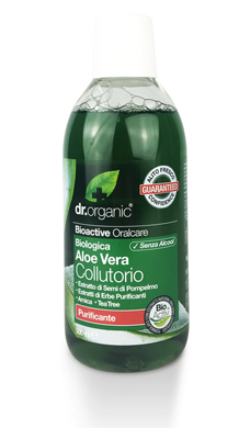DR ORGANIC ALOE MOUTHWASH COLLUTORIO 500 ML - Farmacia Rossi2 - Farmacia Rossi 