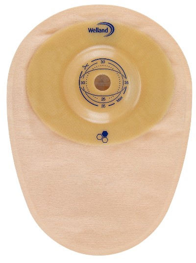 SACCA PER COLOSTOMIA WELLAND AURUM PROFILE COLO MIDI OPACA PRETAGLIATA DIAMETRO 35 MM INIZIO CONVESSITA' 35 MM 10 PEZZI - Farmacia Rossi2 - Farmacia Rossi 