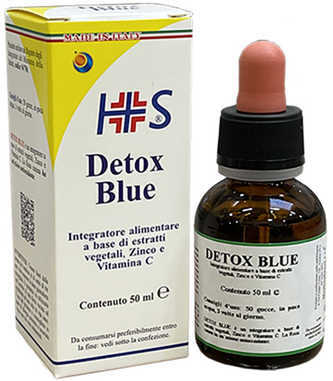 DETOX BLUE GOCCE 50 ML - Farmacia Rossi2 - Farmacia Rossi 