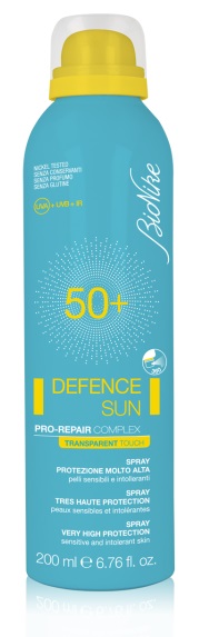 BIONIKE DEFENCE SUN SPRAY TRANSPARENT TOUCH SPF 50+ 200 ML - Farmacia Rossi2 - Farmacia Rossi 