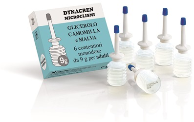 DYNACREN MICROCLISMI CAMOMILLA E MALVA 6 PEZZI DA 9 G PER ADULTI - Farmacia Rossi2 - Farmacia Rossi 