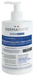DERMARAYS ACTIVE ALL IN ONE DETERGENTE DELICATO CORPO E CAPELLI 500 ML - Farmacia Rossi2 - Farmacia Rossi 