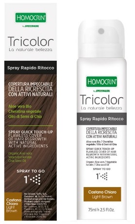 TRICOLOR SPRAY RITOCCO CASTANO CHIARO 75 ML - Farmacia Rossi2 - Farmacia Rossi 