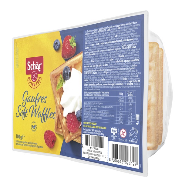 SCHAR GAUFRE SOFT WAFFLES 100 G - Farmacia Rossi2 - Farmacia Rossi 