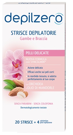 DEPILZERO STRISCE GAMBE BRACCIA 20 PEZZI - Farmacia Rossi2 - Farmacia Rossi 