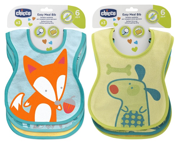 CHICCO BAVAGLINE PAPPA 6M+ 3PZ NEUTRE - Farmacia Rossi2 - Farmacia Rossi 