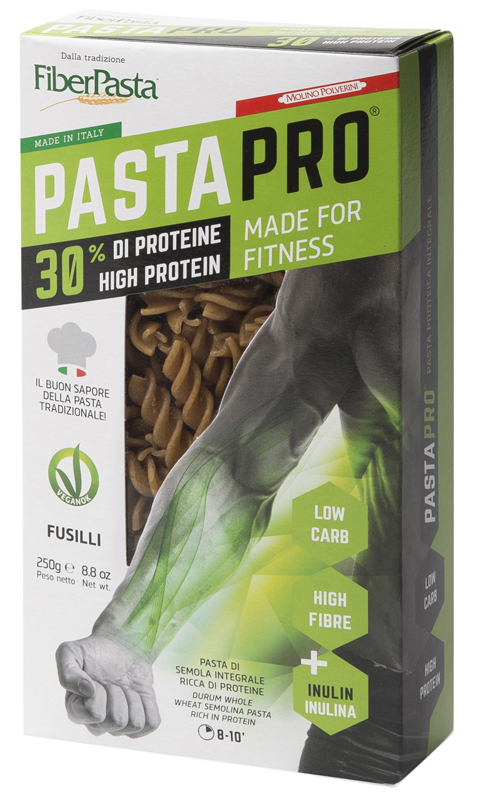 PASTAPRO FUSILLI INTEGRALI 30% PROTEINE 250 G - Farmacia Rossi2 - Farmacia Rossi 