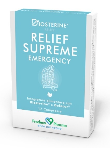 BIOSTERINE RELIEF SUPREME EMERGENCY 12 COMPRESSE - Farmacia Rossi2 - Farmacia Rossi 
