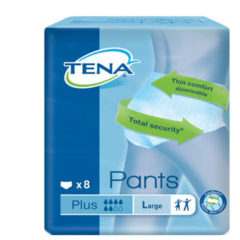 PANNOLONE PULL-UP TENA PANTS PLUS TAGLIA LARGE 8 PEZZI - Farmacia Rossi2 - Farmacia Rossi 