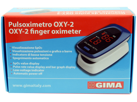 PULSOXIMETRO DA DITO OXY-2 SCHERMO LED 60X30,5X32,5MM 1 PEZZO - Farmacia Rossi2 - Farmacia Rossi 