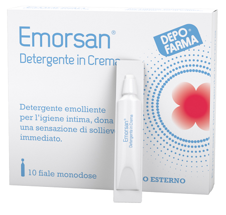 EMORSAN DETERGENTE CREMA 10 FIALE DA 3,5 ML - Farmacia Rossi2 - Farmacia Rossi 
