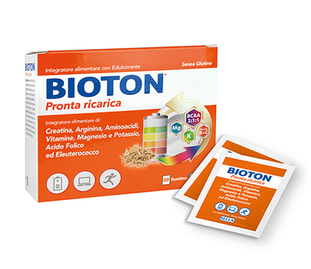 BIOTON PRONTA RICARICA 20 BUSTINE - Farmacia Rossi2 - Farmacia Rossi 