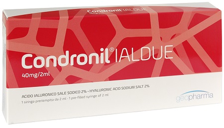 SIRINGA INTRA-ARTICOLARE CONDRONIL IALDUE PRERIEMPITA ACIDO IALURONICO SALE SODICO 40 MG 2 ML - Farmacia Rossi2 - Farmacia Rossi 