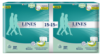 PANNOLONE A MUTANDA LINES SPECIALIST SUPER LARGE 30 PEZZI - Farmacia Rossi2 - Farmacia Rossi 