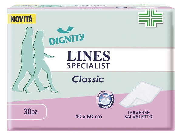 TRAVERSA PER INCONTINENZA LINES SPECIALIST CLASSIC 40X60 CM 30 PEZZI - Farmacia Rossi2 - Farmacia Rossi 