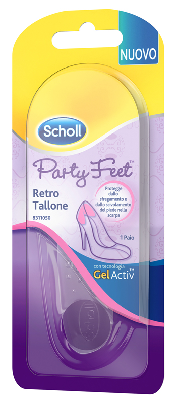 PLANTARE ORTOPEDICO PER RETRO TALLONE PARTY FEET SCHOLL GEL ACTIV 1 PAIO - Farmacia Rossi2 - Farmacia Rossi 