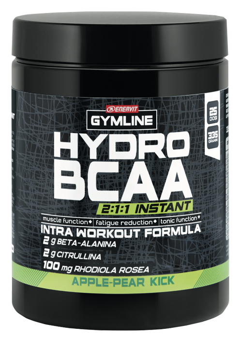 GYMLINE MUSCLE HYDRO BCAA INSTANT APPLE & PEAR POLVERE 335 G - Farmacia Rossi2 - Farmacia Rossi 