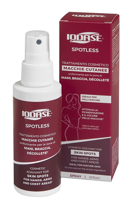 IODASE SPOTLESS TRATTAMENTO AGE SPOTS MANI BRACCIA DECOLLETE SPRAY 100 ML - Farmacia Rossi2 - Farmacia Rossi 