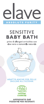 ELAVE BABY BATH DETERGENTE DELICATO CON CAMOMILLA E ALOE VERA BIOLOGICO 400 ML - Farmacia Rossi2 - Farmacia Rossi 
