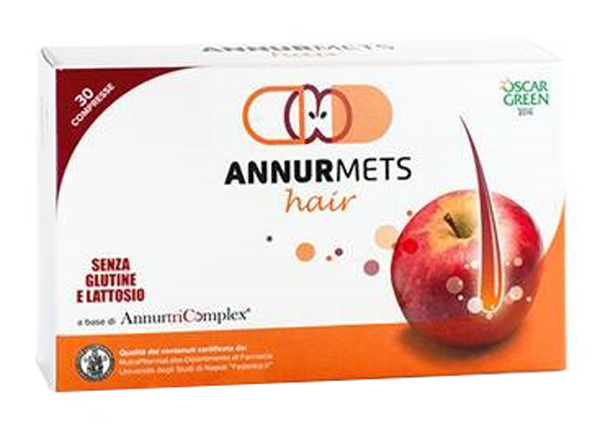 ANNURMETS HAIR 510 MG 30 COMPRESSE - Farmacia Rossi2 - Farmacia Rossi 