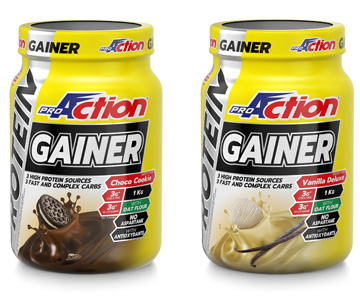 PROACTION PROTEIN GAINER CIOCO BISCOTTO 1 KG - Farmacia Rossi2 - Farmacia Rossi 