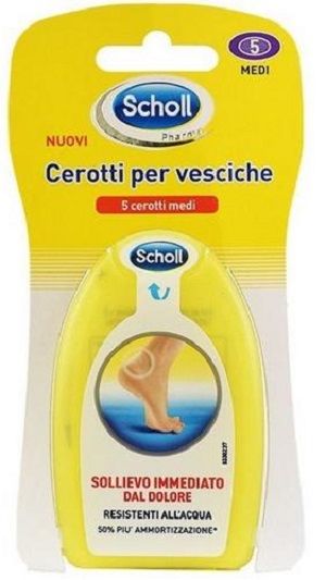 SCHOLL CEROTTI PER VESCICHE MEDIO 5 PEZZI - Farmacia Rossi2 - Farmacia Rossi 