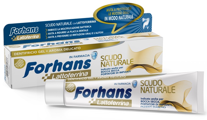 FORHANS DENTIFRICIO SCUDO NATURALE 75 ML - Farmacia Rossi2 - Farmacia Rossi 