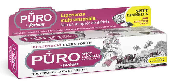 PURO DENTIFRICIO SPICY CANNELLA 75 ML - Farmacia Rossi2 - Farmacia Rossi 