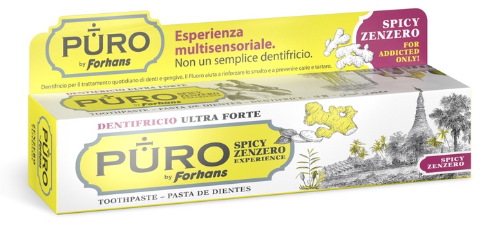 DENTIFRICIO PURO SPICY ZENZERO 75 ML - Farmacia Rossi2 - Farmacia Rossi 