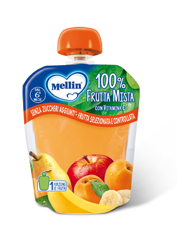 MELLIN POUCH FRUTTA MISTA 90 G - Farmacia Rossi2 - Farmacia Rossi 