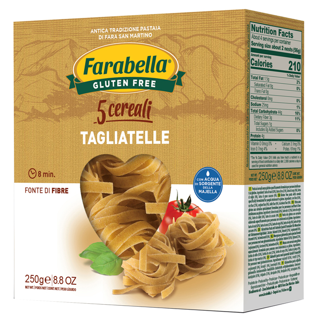 FARABELLA TAGLIATELLE AI 5 CEREALI 250 G - Farmacia Rossi2 - Farmacia Rossi 