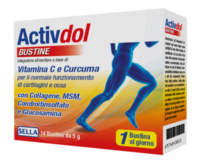 ACTIVDOL CARTILAGINI E ARTICOLAZIONI 14 BUSTINE DA 5 G - Farmacia Rossi2 - Farmacia Rossi 