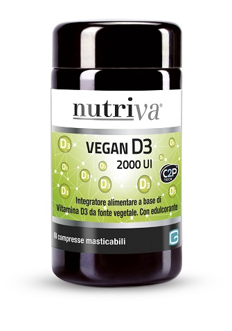 NUTRIVA VEGAN D3 60 COMPRESSE 2000 UI - Farmacia Rossi2 - Farmacia Rossi 
