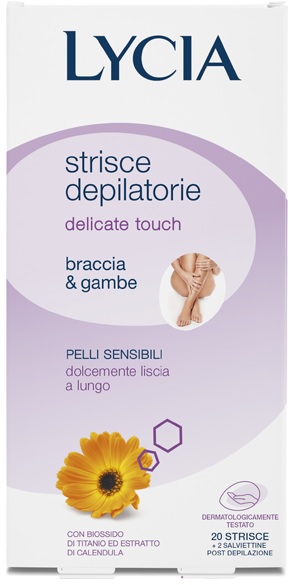 LYCIA 20 STRISCE BRACCIA/GAMBE PELLI DELICATE 12 PEZZI - Farmacia Rossi2 - Farmacia Rossi 