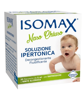 SOLUZIONE IPERTONICA ISOMAX NASO CHIUSO 20 FLACONCINI DA 5 ML - Farmacia Rossi2 - Farmacia Rossi 