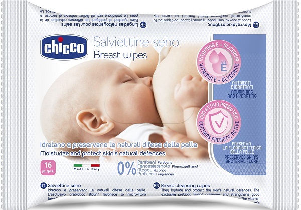 CHICCO SALVIETTE DETERGENTI PER IL SENO 16 PEZZI - Farmacia Rossi2 - Farmacia Rossi 