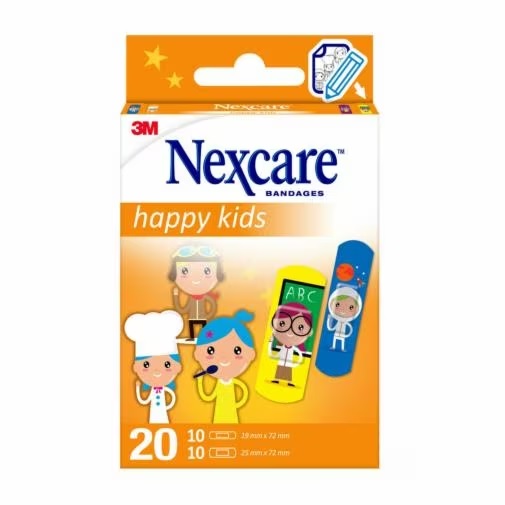 CEROTTI NEXCARE KIDS PLASTERS PROFESSIONS 20 PEZZI ASSORTITI - Farmacia Rossi2 - Farmacia Rossi 