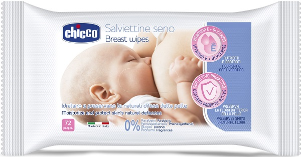 CHICCO SALVIETTE DETERGENTI PER IL SENO 72 PEZZI - Farmacia Rossi2 - Farmacia Rossi 