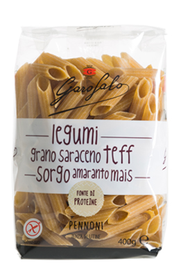 GAROFALO PENNONI PASTA SENZA GLUTINE LEGUMI E CEREALI 400 G - Farmacia Rossi2 - Farmacia Rossi 