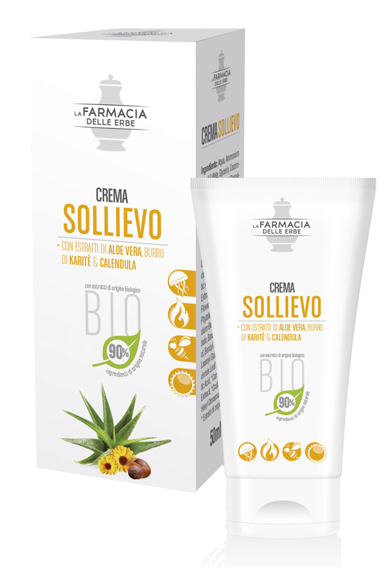 FARMACIA DELLE ERBE CREMA SOLLIEVO ALOE BIO 50 ML - Farmacia Rossi2 - Farmacia Rossi 