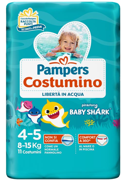 PAMPERS COSTUMINO CP 11 TG4 TG 4 11 PEZZI - Farmacia Rossi2 - Farmacia Rossi 