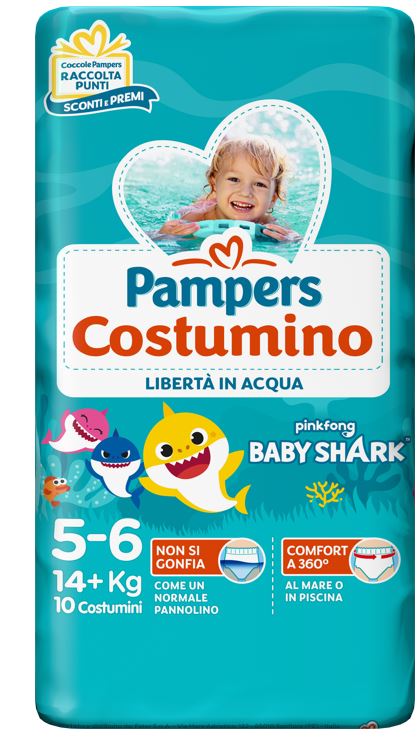 PAMPERS COSTUMINO CP 10 TG 5+ TG 5+ 10 PEZZI - Farmacia Rossi2 - Farmacia Rossi 
