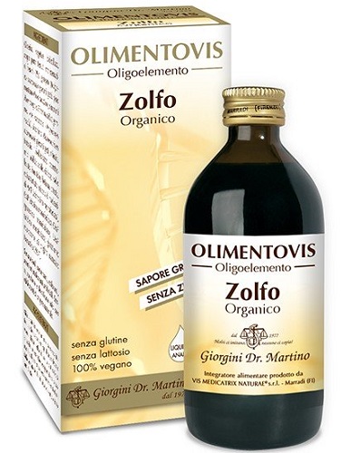ZOLFO ORGANICO OLIMENTOVIS 200 ML - Farmacia Rossi2 - Farmacia Rossi 