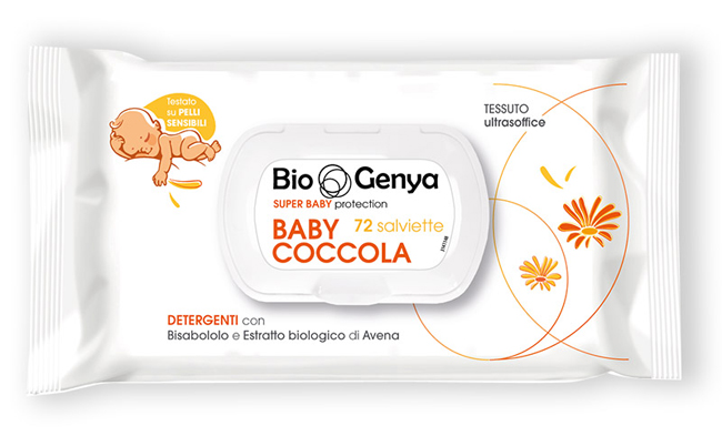 BIOGENYA SUPER BABY PROTECTION 72 SALVIETTE BABY COCCOLA DETERGENTI - Farmacia Rossi2 - Farmacia Rossi 